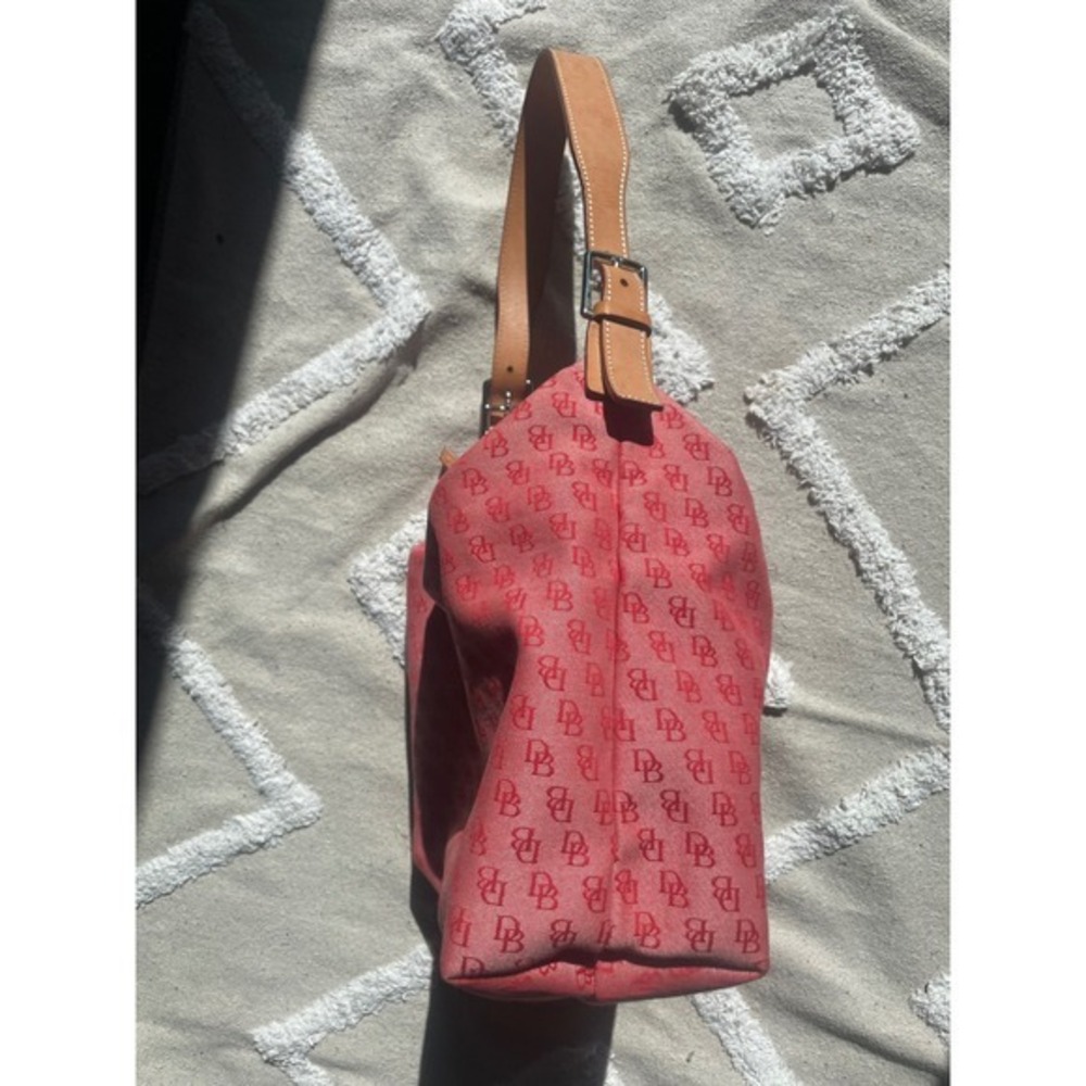 Vintage Dooney & Bourke Signature Monogram Shoulder Bag - Picture 9 of 12